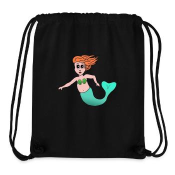 Sirène - Sac à cordon recyclé Stanley/Stella - noir - Devant