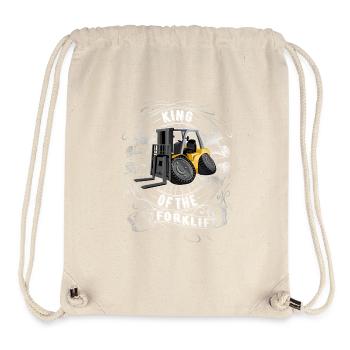 King Of The Forklift - Stanley/Stella Recycled Gym Bag - natural - Front