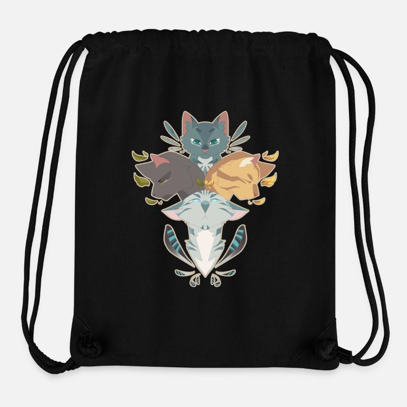 Jayfeather Häherfeder Katze Grau Warrior Cats - Stanley/Stella recycelter Gym Bag - Schwarz