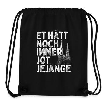 Et Hätt Noch Immer Jot Jejange Kölsch Köln Kölner - Stanley/Stella recycelter Gym Bag - Schwarz - Vorne