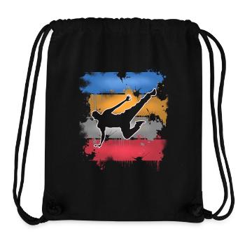 Breakdance - Stanley/Stella recycelter Gym Bag - Schwarz - Vorne