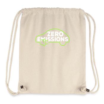 Electric Car Zero Emissions Electric Electric Car - Stanley/Stella Recycled Gym Bag - natural - Front