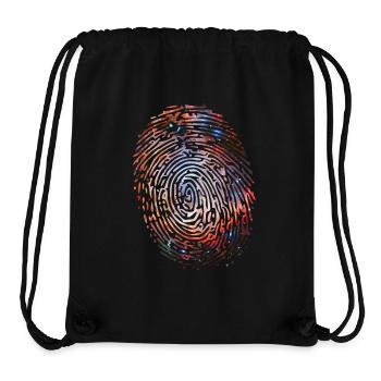 Fingerprint Universe - Stanley/Stella Recycled Gym Bag - black - Front