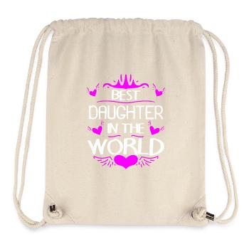 Best Daughter in the World - Stanley/Stella Recycled Gym Bag - natural - Front