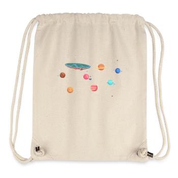 Flat Earth Society - Stanley/Stella Recycled Gym Bag - natural - Front