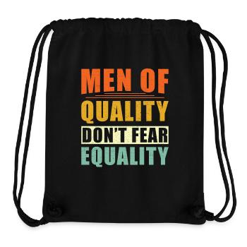 Equal rights Woman Man - Stanley/Stella Recycled Gym Bag - black - Front
