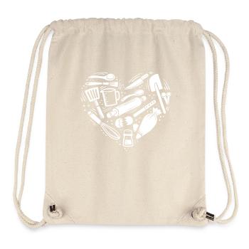 Backen Backutensilien - Stanley/Stella recycelter Gym Bag - Naturweiß - Vorne