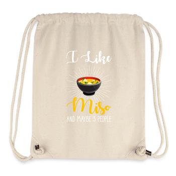 Miso Suppe - Stanley/Stella recycelter Gym Bag - Naturweiß - Vorne