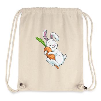 Lapin Carotte - Sac à cordon recyclé Stanley/Stella - blanc naturel - Devant