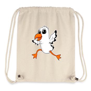Sweet seagull - Stanley/Stella Recycled Gym Bag - natural - Front