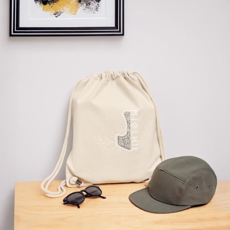 Le marteau de Thor avec flash - Mjölnir Sac à cordon recyclé Stanley/Stella