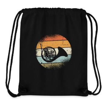 Horn - Stanley/Stella recycelter Gym Bag - Schwarz - Vorne