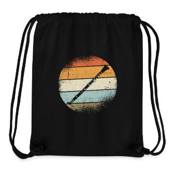 clarinet - Stanley/Stella Recycled Gym Bag - black - Front