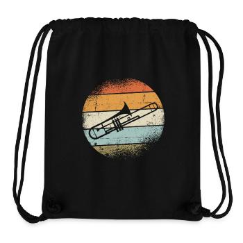 Posaunen Instrument - Stanley/Stella recycelter Gym Bag - Schwarz - Vorne