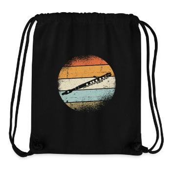 Oboe - Stanley/Stella recycelter Gym Bag - Schwarz - Vorne