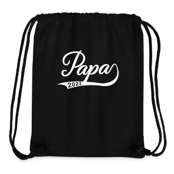 Dad Father-to-be 2022 Pregnancy Father's Day - Stanley/Stella Recycled Gym Bag - black - Front