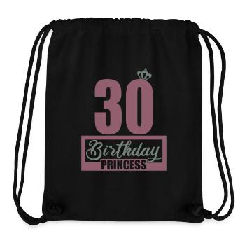 30. Geburtstag 30 Jahre 30er Birthday Princess - Stanley/Stella recycelter Gym Bag - Schwarz - Vorne