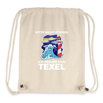 Texel Leuchtturm Nordsee - Stanley/Stella recycelter Gym Bag - Naturweiß - Vorne