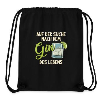 Gin Auf der Suche nach dem Gin des Lebens Gin - Stanley/Stella recycelter Gym Bag - Schwarz - Vorne