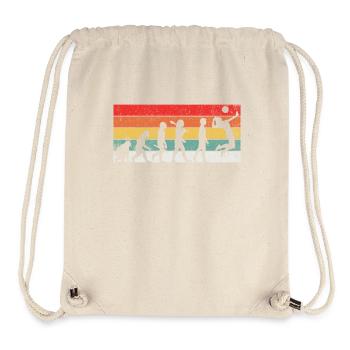 Volleyball Evolution - Stanley/Stella recycelter Gym Bag - Naturweiß - Vorne