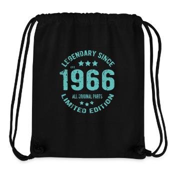 1966 Vintage Birthday - Stanley/Stella Recycled Gym Bag - black - Front