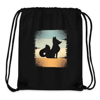 Fuchs - Stanley/Stella recycelter Gym Bag - Schwarz - Vorne
