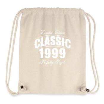 1999 Geburtsjahr Jahrgang Jahreszahl Geburtstag - Stanley/Stella recycelter Gym Bag - Naturweiß - Vorne