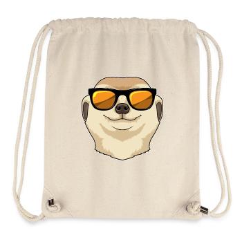 Erdmännchen Sonnenbrille - Stanley/Stella recycelter Gym Bag - Naturweiß - Vorne