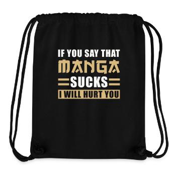 Manga - Stanley/Stella Recycled Gym Bag - black - Front