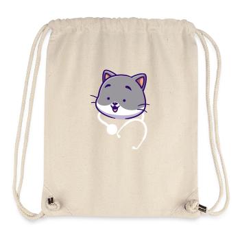 Stethoscope cute - Stanley/Stella Recycled Gym Bag - natural - Front