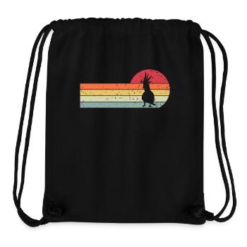 Kakadu - Stanley/Stella recycelter Gym Bag - Schwarz - Vorne