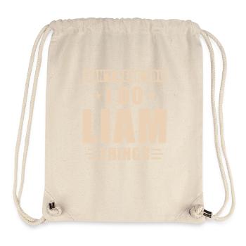 Liam things - Stanley/Stella recycelter Gym Bag - Naturweiß - Vorne