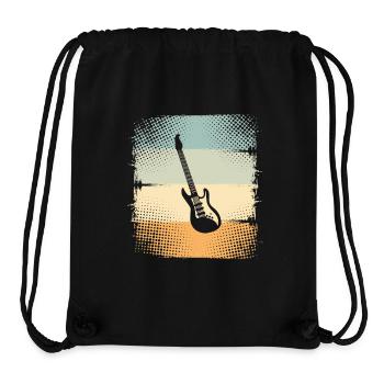 E-Gitarre - Stanley/Stella recycelter Gym Bag - Schwarz - Vorne