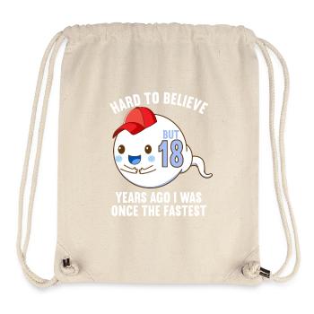 18 years ago 18 years fastest 18th birthday - Stanley/Stella Recycled Gym Bag - natural - Front