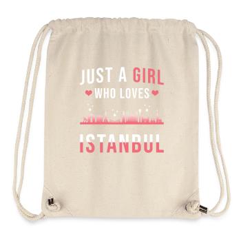 Istanbul - Stanley/Stella recycelter Gym Bag - Naturweiß - Vorne