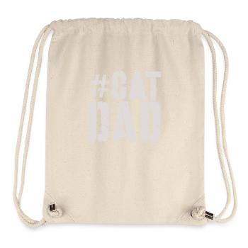 Cat Dad - Stanley/Stella recycelter Gym Bag - Naturweiß - Vorne