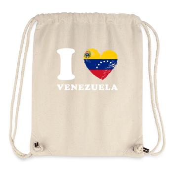 I love Venezuela - Stanley/Stella Recycled Gym Bag - natural - Front