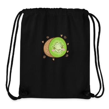Kiwi sliced fruit fruit animal - Stanley/Stella Recycled Gym Bag - black - Front