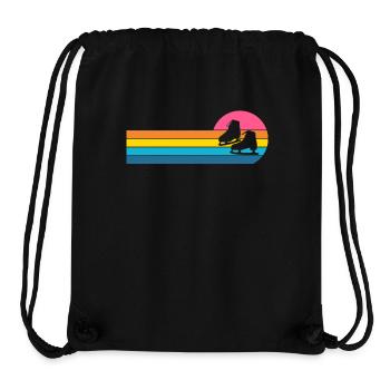 Schlittschuh - Stanley/Stella recycelter Gym Bag - Schwarz - Vorne