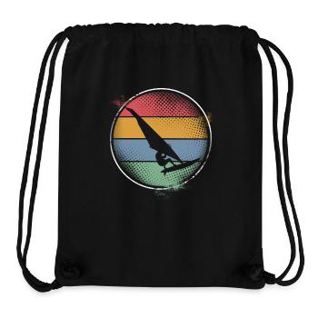 Surfer Surfing - Stanley/Stella Recycled Gym Bag - black - Front