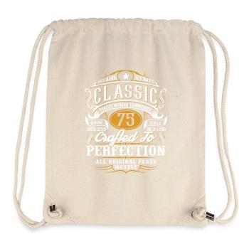 75. Geburtstag - Stanley/Stella recycelter Gym Bag - Naturweiß - Vorne