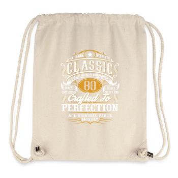 80th birthday - Stanley/Stella Recycled Gym Bag - natural - Front