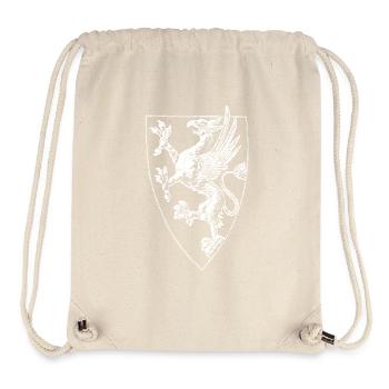Rostock - stehender Greif - Stanley/Stella recycelter Gym Bag - Naturweiß - Vorne