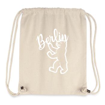 Berlin Bär - Stanley/Stella recycelter Gym Bag - Naturweiß - Vorne