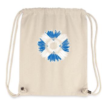 Scotland Flag Sunflower - Stanley/Stella Recycled Gym Bag - natural - Front