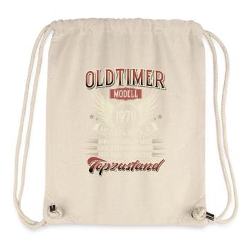 1979 Geboren Geburtstag Oldtimer - Stanley/Stella recycelter Gym Bag - Naturweiß - Vorne