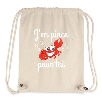 I pinch for you, declaration of love - Stanley/Stella Recycled Gym Bag - natural - Front