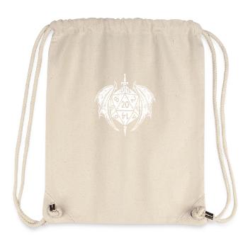 pen and paper dm cube - Stanley/Stella Recycled Gym Bag - natural - Front