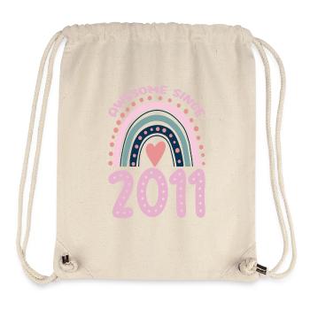 Awesome since 2011 - Stanley/Stella Recycled Gym Bag - natural - Front