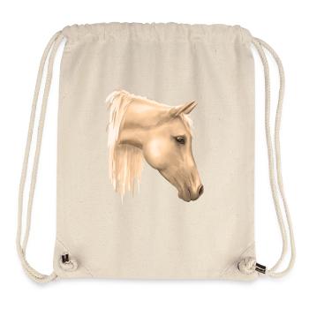 Horse motif - Stanley/Stella Recycled Gym Bag - natural - Front